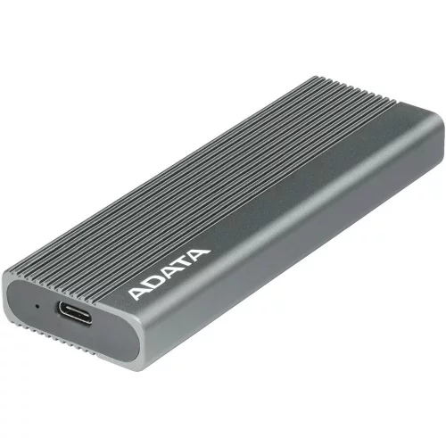 Корпус для HDD/ SSD M.2 ADATA External SSD Enclosure EC680 USB 3.2 Gen2, NVMe/ SATA, RGB, Titanium Grey, RTL (EC680-CCGY)