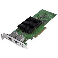 *Адаптер Dell Broadcom 57416 Dual Port 10GbE BASE-T Adapter, Low Profile (540-BBVJ)