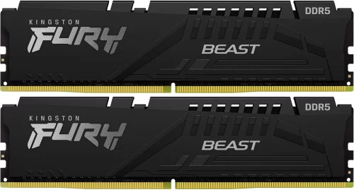 Память оперативная/ Kingston 64GB 6000MT/s DDR5 CL36 DIMM (Kit of 2) FURY Beast Black EXPO (KF560C36BBEK2-64)