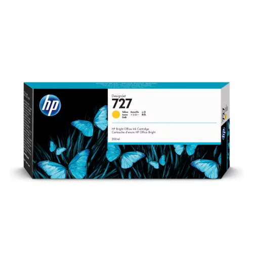 Картридж/ HP 727 300-ml Yellow DesignJet Ink Cartridge (F9J78A)