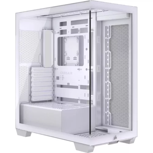 Корпус без блока питания/ Case Corsair 3500X, Midi-Tower, TG, no fan, 2xUSB-A 3.2, 1xUSB 3.2 Type-C, E-ATX, ATX, mATX, mITX White (CC-9011277-WW)