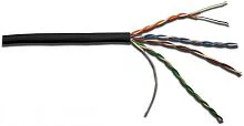 Кабель LANMASTER UTP, 4 пары, кат. 5Е, 350Mhz, LSZH, черный, 305 м (LAN-5EUTP-LSZH-BK)