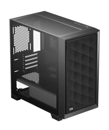 Корпус без блока питания/ Case PCCooler C3D310 BK, Mini-Tower, TG, Mesh, no fans, 2xUSB-A 3.0, mATX, mITX Black фото 2