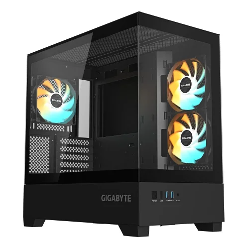 Корпус для Компьютер Gigabyte C201 Panoramic, MidTower, mATX (C201P M-ATX CASE)