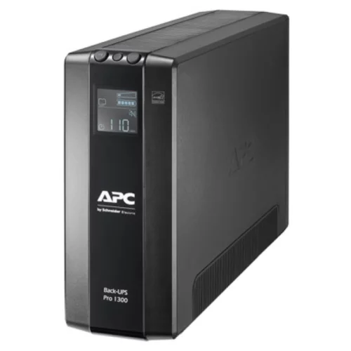 ИБП APC Back-UPS Pro BR 1300VA/780W, 8x C13 (BR1300MI) (BR1300MI) Источник бесперебойного питания Back-UPS Pro BR 1300VA, 780 Вт, ЖК-интерфейс, автоматическое регулирование напряжения, защита от перенапряжен? (BR1300MI)