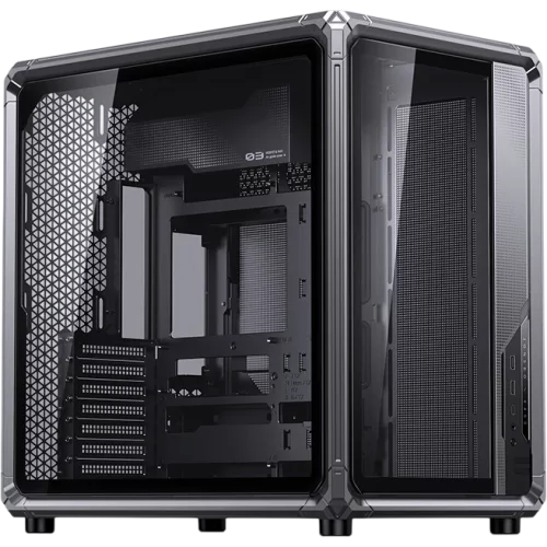 Корпус без блока питания/ Case JONSBO X400, Midi-Tower, TG, no fan, 2xUSB-A 3.0 + 1xUSB-C 3.2, ATX, mATX, mITX Grey (X400 GRAY)