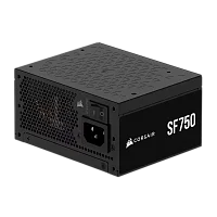 Блоки питания/ Power Supply Corsair SF750, Model RPS0205, 750W 80+ Platinum (SFX, 3.1, PCIe 5.1, Full modular, 1x24(20+4)pin, 1x12VHPWR, 2x4+4-pin CPU +12V (EPS), 3x4-pin Molex, 2x6+2-pin PCIe, 8xSATA (CP-9020284-EU)