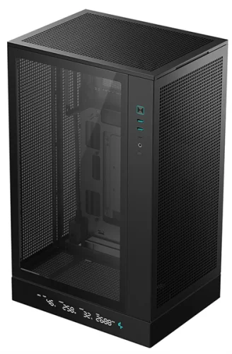 корпус Deepcool CH270 DIGITAL без БП, черный, MICRO ATX/MINI-ITX (R-CH270-BKNDM0-G-1)