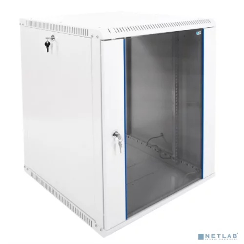 ЦМО Шкаф телекоммуникационный настенный разборный 15U (600х650) дверь стекло,цвет черный (ШРН-Э-15.650-9005)