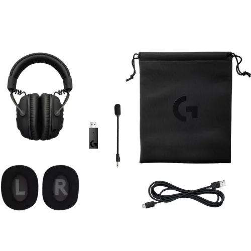 Гарнитура/ Logitech Headset PRO X LIGHTSPEED Wireless Gaming - BLACK (981-000907) фото 3
