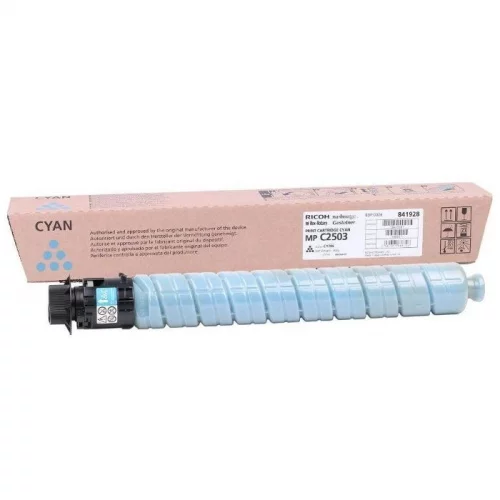 Тонер-картридж тип MP C2503H голубой/ PRINT CARTRIDGE CYAN MP C2503H (841928)