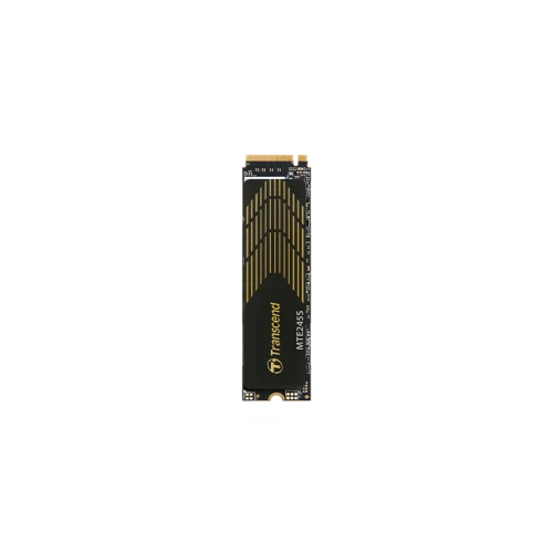 Твердотельный накопитель/ Transcend SSD MTE245S, 500GB, M.2(22x80mm), NVMe 1.4, PCIe 4.0 x4, 3D NAND, R/W 4800/4000MB/s, IOPs 600 000/300 000, TBW 300, DWPD 0.33, 5 лет (TS500GMTE245S)