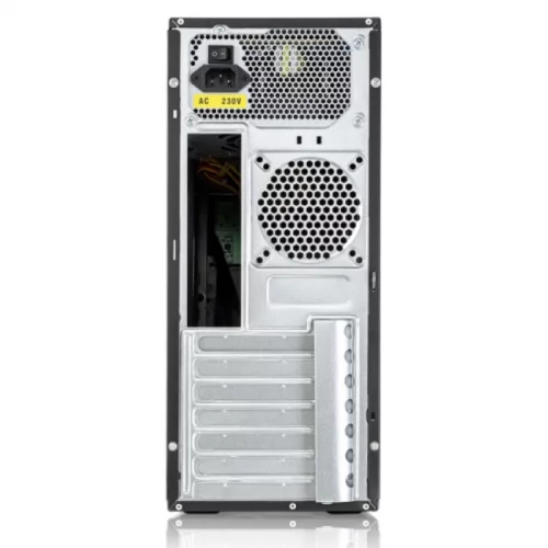 Корпус Foxline FL-301, ATX, 1x5.25, 5x3.5, 4xUSB2.0, HDA, noFAN, 450W ATX PSU, 1.2m EU pwr cord (FL-301-FZ450R-EL) фото 3