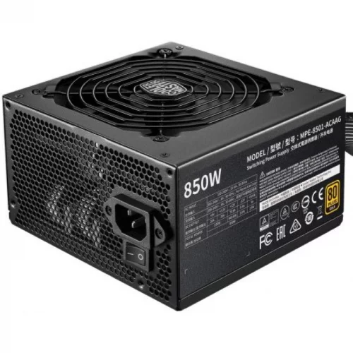 Блок питания 850W Cooler Master MWE Gold 850 V2, ATX, 120mm, 24pin, 12xSATA, 4xPCI-E(6+2), APFC, 80+ Gold (MPE-8501-ACAAG-EU) фото 2