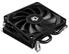Кулер для процессора ID-COOLING IS-23i BLACK LGA1851/1700/1200/115X низкопрофильный высота 23mm (48шт/кор, TDP 45W, PWM, 2 тепл.трубки, медная база, FAN 80mm) BOX