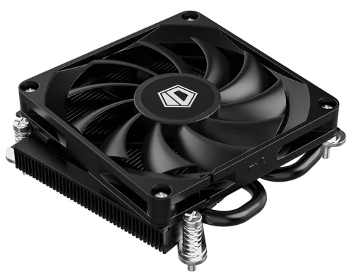 Кулер для процессора ID-COOLING IS-23i BLACK LGA1851/1700/1200/115X низкопрофильный высота 23mm (48шт/кор, TDP 45W, PWM, 2 тепл.трубки, медная база, FAN 80mm) BOX