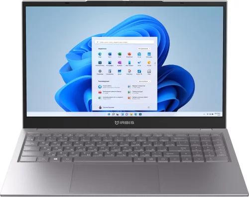 Ноутбук IRBIS 15NBP3512 15.6 FHD (1920x1080) IPS 300cd,Core i7-1255U,16Gb DDR4-3200(1),512Gb SSD,4G LTE,Wi-Fi 6+BT 5,5300mAh,Metal case,Kbd Bl,Type-C PD charger,FPS,TPM 2.0,1.77kg,Grey,3y warranty,Win11Pro (15NBP3512L)