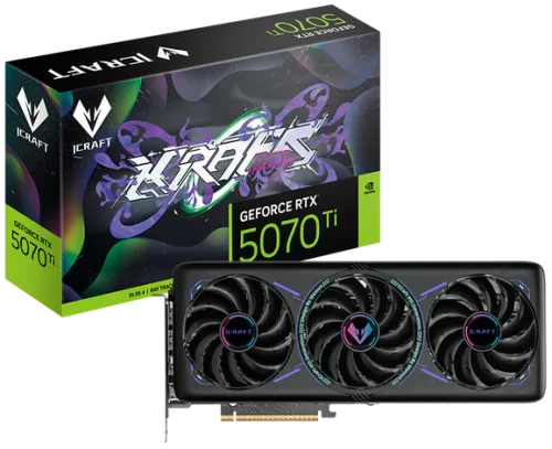 Видеокарта MAXSUN MS-RTX5070Ti iCraft OC16G//RTX5070Ti HDMI, 3*DP, 16G, D7