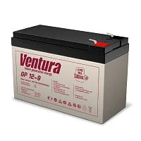 АКБ Ventura GP 12-9 12V/ 9Ah {S63 (F2), ДхШхВ 151х65х100мм, 2.55кг, срок службы 6-9 лет} (GP 12-9 VNT)