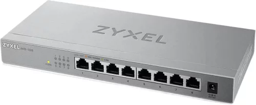 Коммутатор/ Мультигигабитный коммутатор Zyxel XMG-108, 8xRJ-45: 1/2.5G, 1xSFP+, настольный, бесшумный (XMG-108-ZZ0101F)