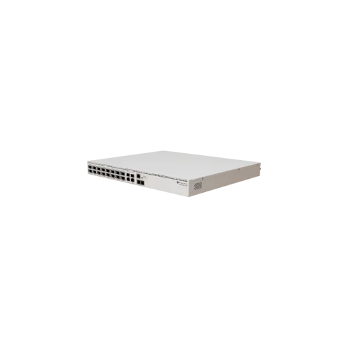 Коммутатор/ CRS520-4XS-16XQ-RM Cloud Router Switch with Quad-Core AL52400 2 GHz CPU, 4 GB RAM, 98CX8410 switch chip, 2 x 10G Eth ports, 4 x 25G SFP28 ports, 16 x 100G QSFP28 ports, RouterOS L5, 1U rac