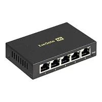 Коммутатор неуправляемый Exegate EX298693RUS EDGS-1005D (5-портовый гигабитный UTP 10/100/1000 Base-T, металлический корпус, с функцией энергосбережения (Green Ethernet Technology), настольный