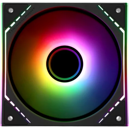 Кулер для корпуса/ Case Cooler Thermalright TL-M12R-S Reverse (124x120x25mm, 4-pin PWM, ARGB, 34.43CFM, 23.2dBA, 1500RPM, Black)