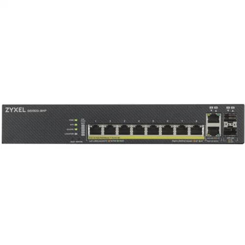 Коммутатор ZYXEL GS1920-8HPv2 8x RJ-45 (GS1920-8HPV2-EU0101F) фото 2