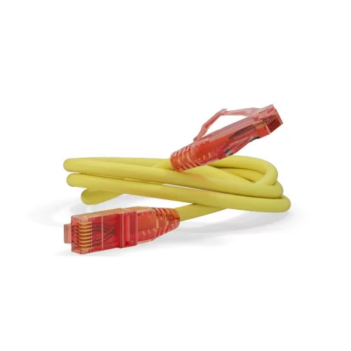 Кабельная сборка Hyperline PC-LPM-UTP-RJ45-RJ45-C5e-1.5M-LSZH-YL Патч-корд U/ UTP, Cat.5е (100% Fluke Component Tested), LSZH, 1.5м, желтый
