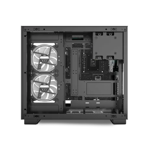 Корпус без блока питания/ Case PCCooler C3T500 ARGB BK, Midi-Tower, TG, 6x120mm ARGB, 1xUSB-C 3.1 + 2xUSB-A 3.0, ATX, mATX, mITX Black фото 4