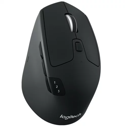 Мышь Logitech Wireless M720 Triathlon, BT,USB, Black-silver (910-004791) фото 2