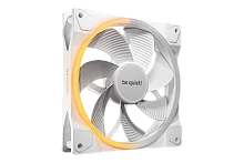 Кулер для корпуса/ Case Cooler be quiet! LIGHT WINGS 140mm PWM Reverse White (140x140x25mm, 4-pin PWM, ARGB, 51.4CFM, 25.5dBA, 1300RPM, White) (BL135)