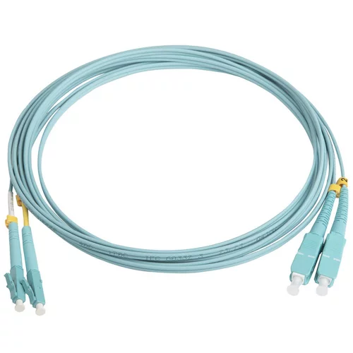 Кабель оптический Hyperline FC-D2-503-LC/ PR-SC/ PR-H-3M-LSZH-BK Патч-корд волоконно-оптический (шнур) MM 50/ 125(OM3), LC-SC, duplex, 10G, LSZH, 3м, черный (FC-D2-503-LC/PR-SC/PR-H-3M-LSZH-BK)