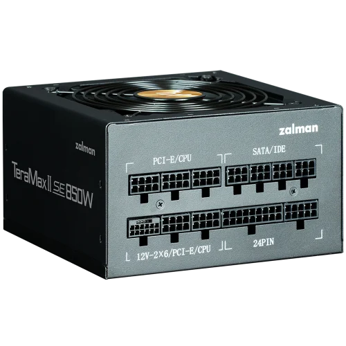 Блок питания Zalman ZM850-TMX2SE, 850W, ATX12V v3.1, APFC, 12cm Fan, 80+ Gold Gen5.1, Full Modular, Retail фото 2