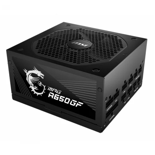 MPG A650GF 650W, 80 PLUS Gold, полностью модульный, RTL (754259) (306-7ZP0A11-CE0)