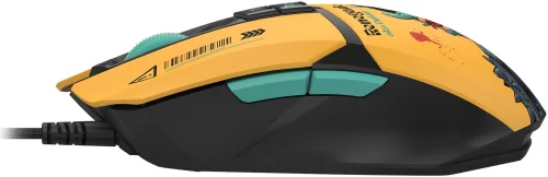 Мышь A4Tech Bloody W63 Max Renegade желтый/ рисунок оптическая (120000dpi) USB фото 6