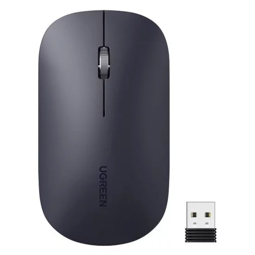 Беспроводная компьютерная мышь UGREEN MU001 (90372) Portable Wireless Mouse. Цвет: черный