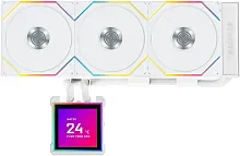 Система водяного охлаждения Lian-Li HydroShift II LCD-S 360TL ARGB Soc-AM5/AM4/1700/1851 белый 4-pin 33dB Al+Cu LCD Ret (G89.GHS2LCDS36TW.R0)
