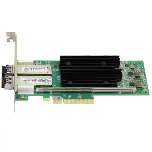 Сетевой адаптер Qlogic QLE2772-SR-SP (MA2810401-C2 C) 32Gb/s FC HBA, 2-port, PCIe v4.0 x8, LowProfile, LC SR MMF, В комплекте две планки (LP + FH)