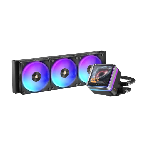 Система жидкостного охлаждения/ Water Cooling System Ocypus Sigma L36 EX BK ARGB (310W, 360mm, LED, Black, ARGB/ Fans: 3x120mm, 36dBA, 88CFM, 2400RPM/ Pump height 99mm, 27dBA, 3100RPM, Rad thickness 2 (SIGMA-L36-BK3AAWLN00E-GL)