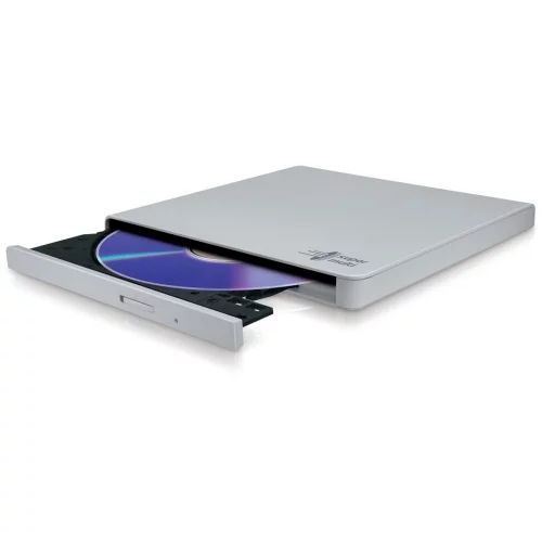 Оптический привод/ LG DVD-RW ext. White Slim Ret USB2.0 (совместим с 3.0) (GP57EW40.AHLE10B)