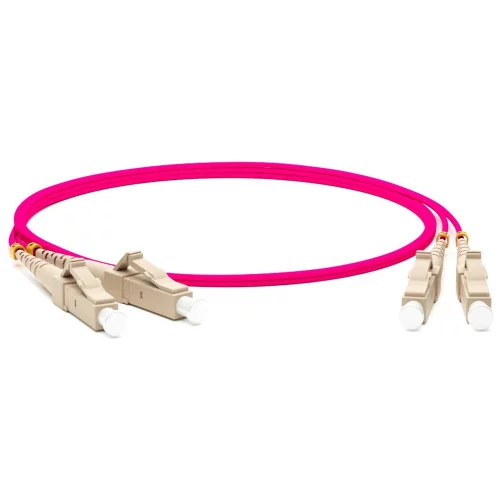 Кабель оптический Hyperline FC-D2-504-LC/ PR-LC/ PR-H-30M-LSZH-MG Патч-корд волоконно-оптический (шнур) MM 50/ 125, OM4, LC-LC, duplex, 10G/ 40G, LSZH, 30м (FC-D2-504-LC/PR-LC/PR-H-30M-LSZH-MG)