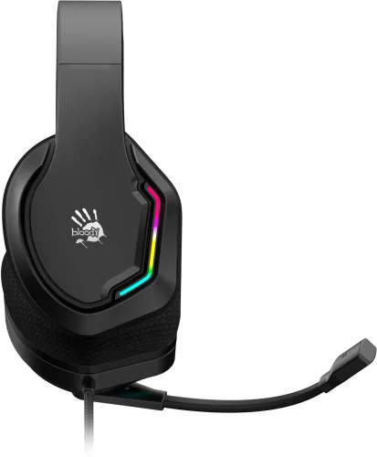 Наушники с микрофоном A4Tech Bloody G260p черный 2м мониторные оголовье (G260P 4PIN+USB/BLACK) фото 4