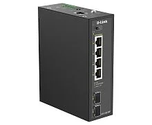 Промышленный управляемый L2 PoE-коммутатор (DIS-210G-06P/A1A)