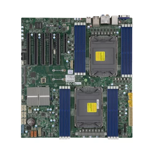 Материнская плата/ MB Supermicro X12DAI-N6, 2x LGA 4189, C621A, 16xDDR4, 5 PCI-E 4.0 x16, 1 PCI-E 4.0 x8, M.2 Interface: 2 PCI-E 4.0 x4, 2280, 22110, Dual LAN with Intel® i210 Gigabit, 1 VGA (MBD-X12DAI-N6-B (BUNDLE))