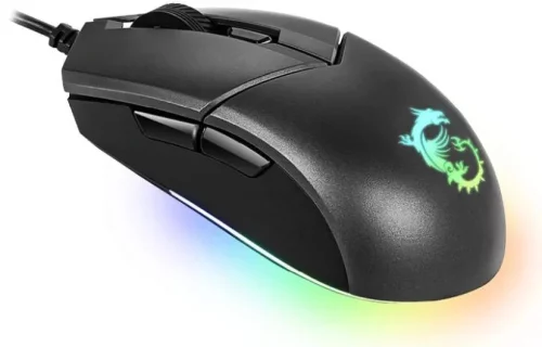 Игровая мышь MSI Clutch GM11, Wired, DPI 5000, symmetrical design, RGB lighting (S12-0402030-CLA) фото 3