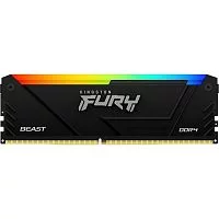 Память оперативная/ Kingston 8GB 3200MT/ s DDR4 CL16 DIMM FURY Beast RGB (Select Regions ONLY) (KF432C16BB2A/8WP) Память оперативная/ Kingston 8GB 3200MT/ s DDR4 CL16 DIMM FURY Beast RGB (Select Regions ONLY) (KF432C16BB2A/8WP)