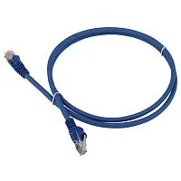 Патч-корд Lanmaster RJ-45 1 м синий (LAN-PC45/ U5E-1.0-BL) (LAN-PC45/U5E-1.0-BL)