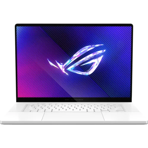 Ноутбук/ ASUS ROG Zephyrus G16 GU605MZ-QR140W 16(2560x1600 OLED 240Hz)/Intel Core Ultra 9 185H(2.3Ghz)/32768Mb/1024PCISSDGb/noDVD/Ext:nVidia GeForce RTX4080(12288Mb)/Cam/BT/WiFi/90WHr/war 1y/1.95kg/Platinum White/Win11Home + ? (90NR0IR6-M006K0)