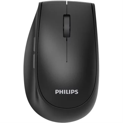 Philips Беспроводная Мышь SPK7627, 2,4 GHz, Bluetooth 3.0/ 5.0, 5 кноп., 1600dpi, Аккамулятор, Чёрный (SPK7627B/60)